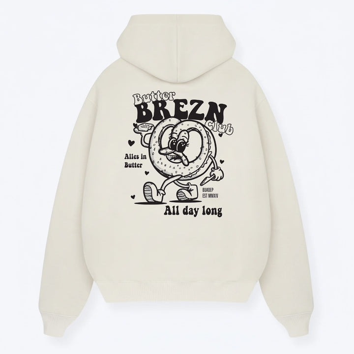 Butter Brezn Club Hoodie Creme
