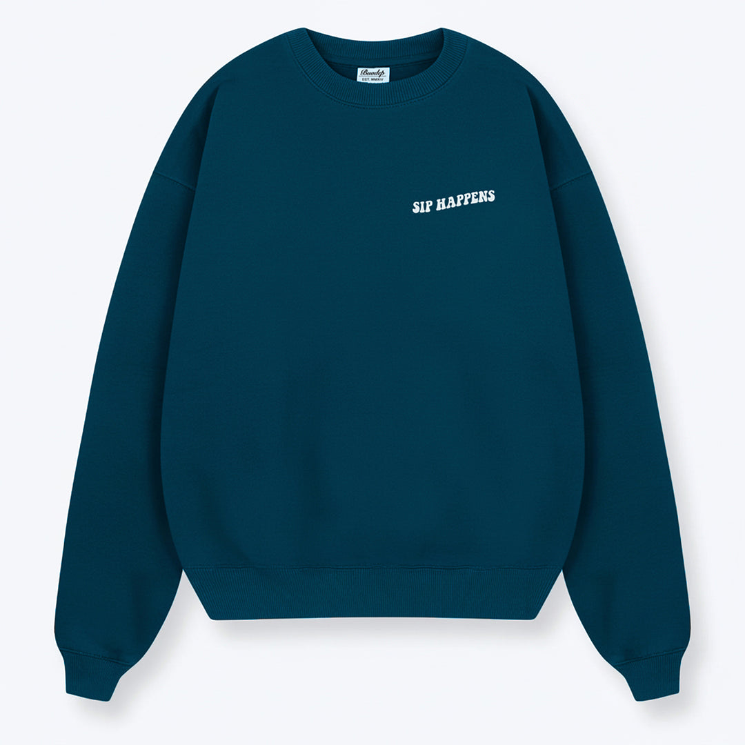 SIP HAPPENS SWEATSHIRTS - Midnight