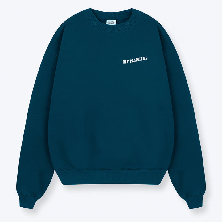 SIP HAPPENS SWEATSHIRTS - Midnight