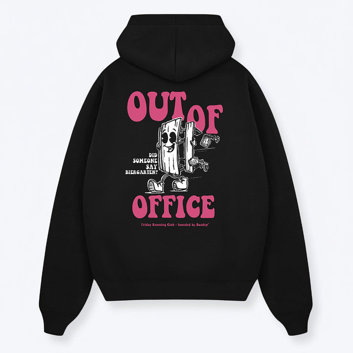 OUT OF OFFICE HOODIE SCHWARZ