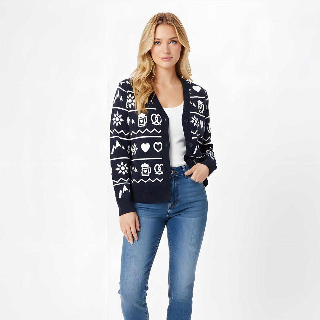 Alpine Strickjacke – Damen