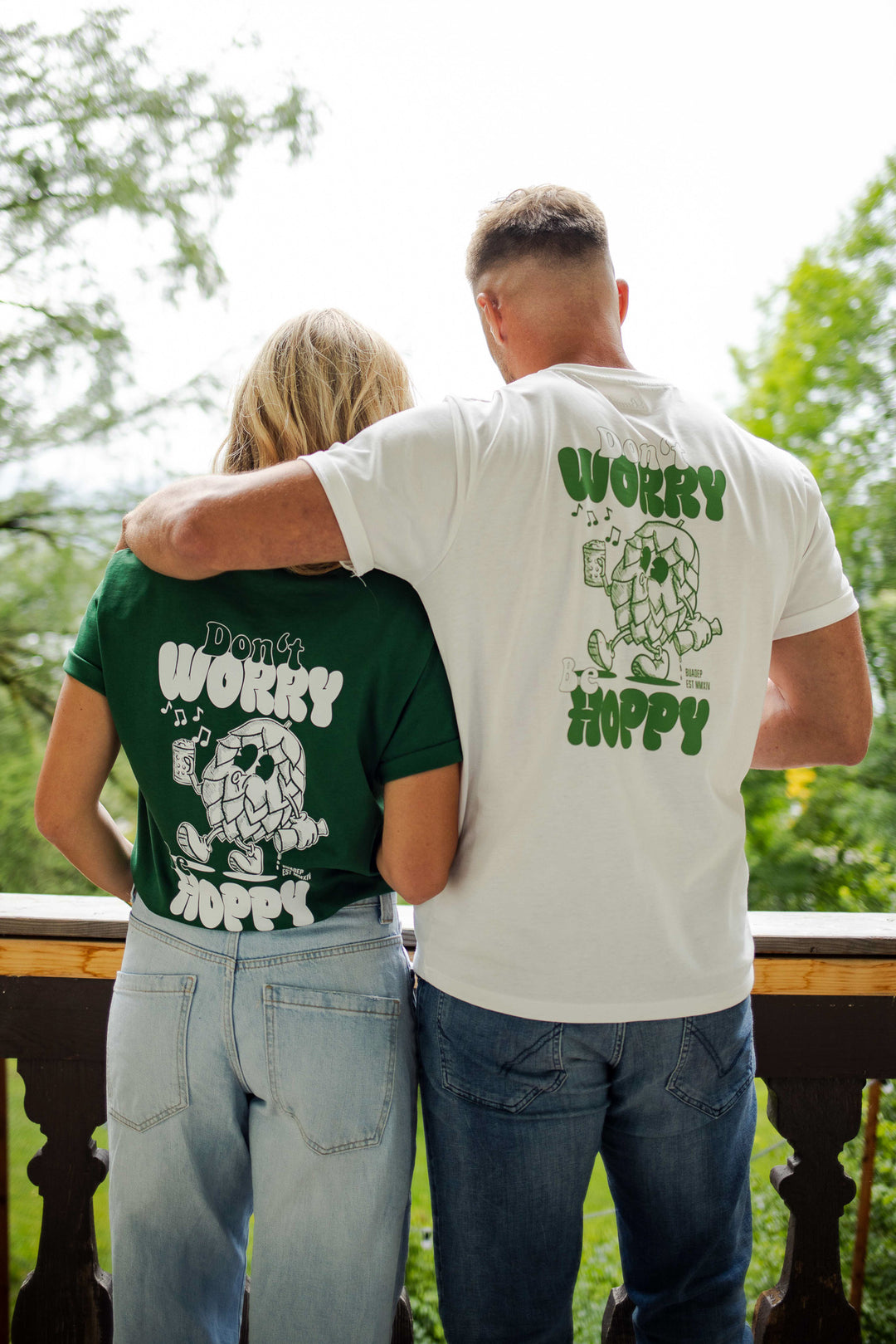 Be Hoppy T-Shirt weiß