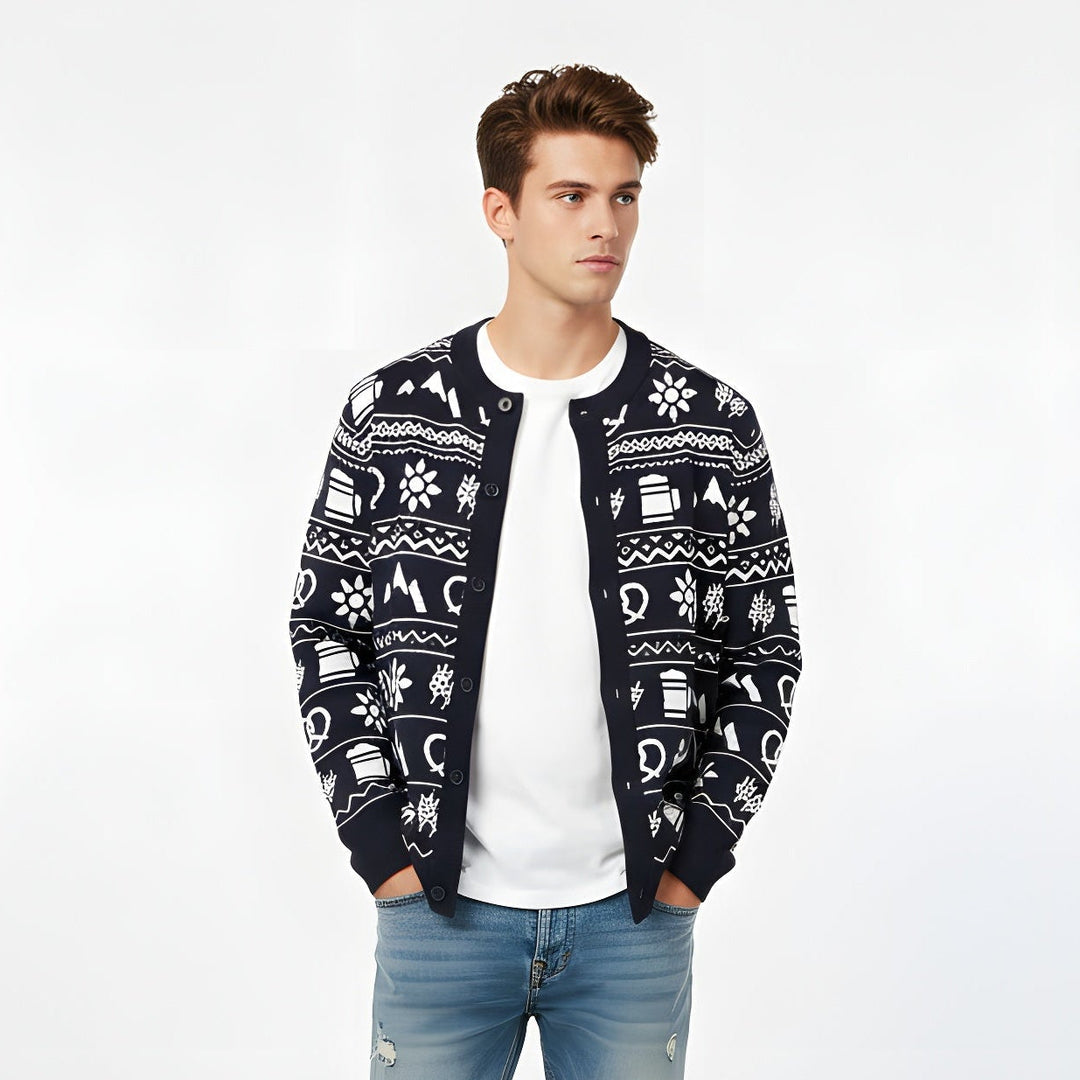 Alpine Strickjacke – Herren