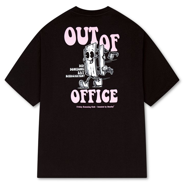 Out of Office T-Shirt schwarz