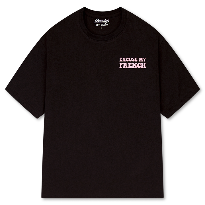 Excuse my French T-Shirt schwarz