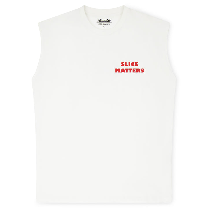 Slice matter Tank-Top weiß