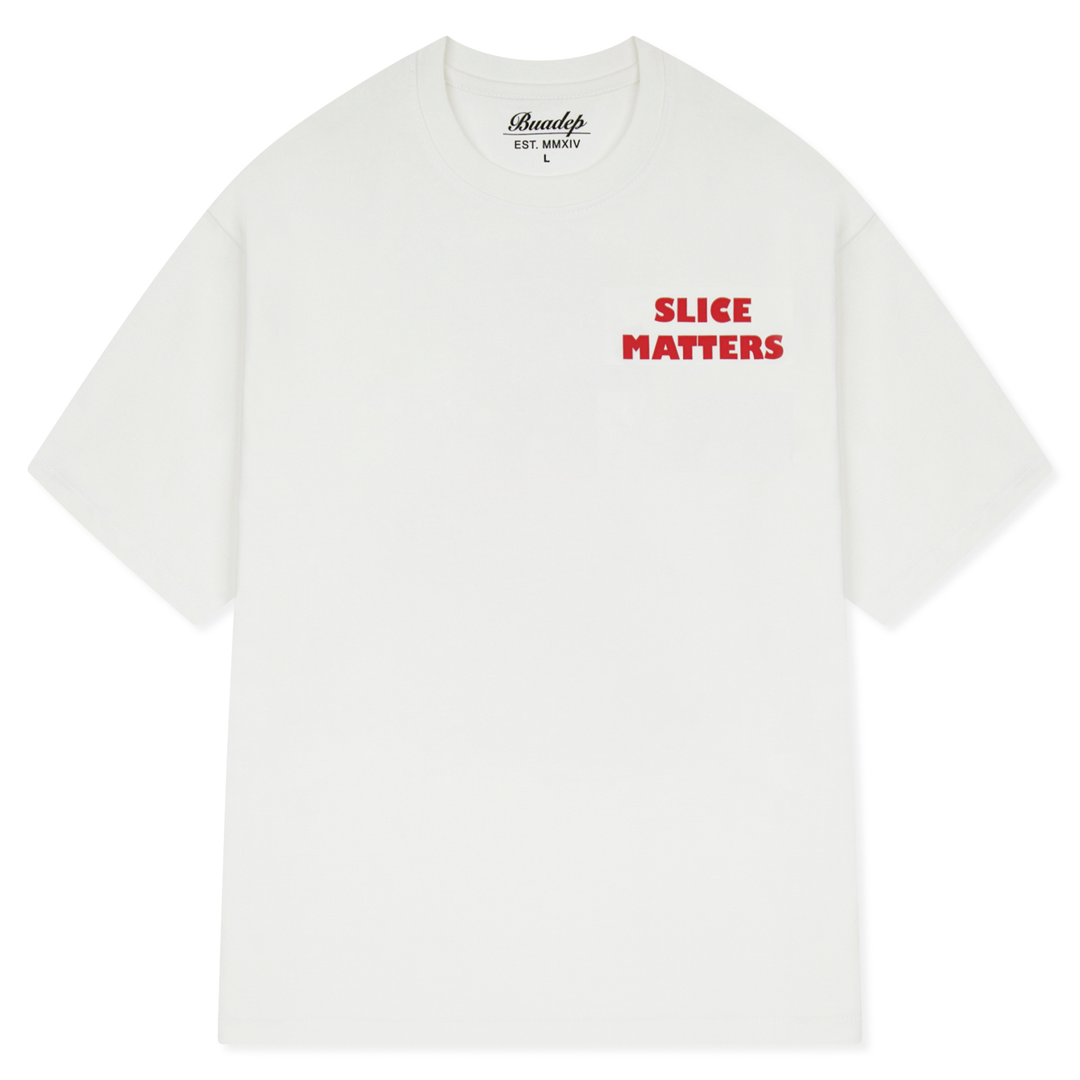 Slice matters T-Shirt weiß