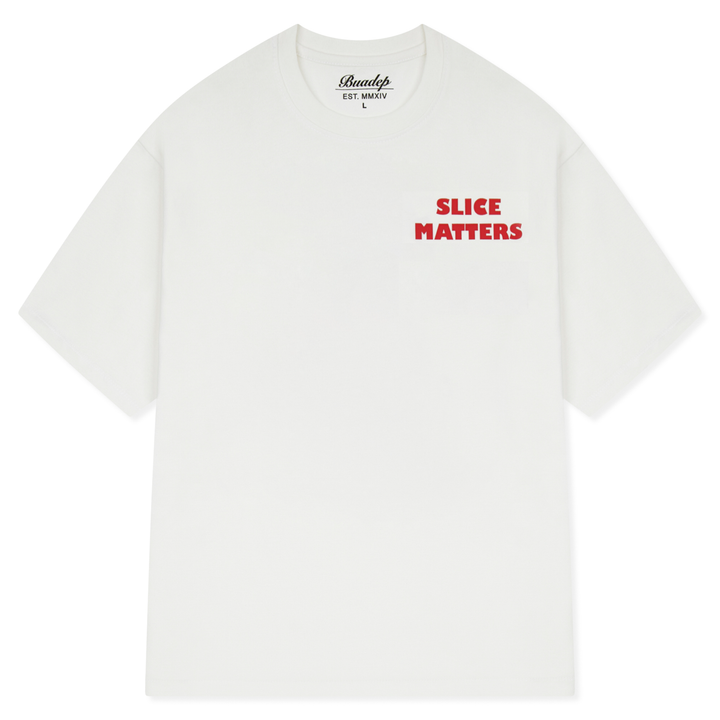 Slice matters T-Shirt weiß