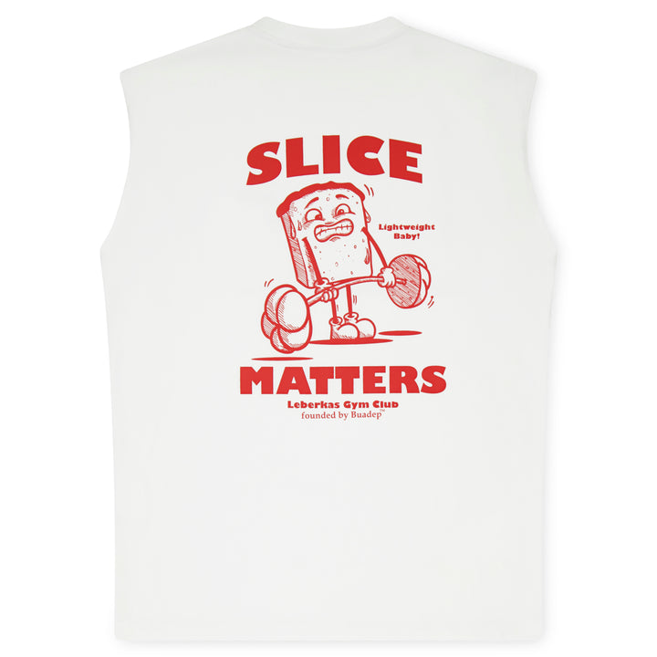 Slice matter Tank-Top weiß