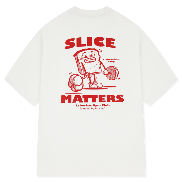 Slice matters T-Shirt weiß
