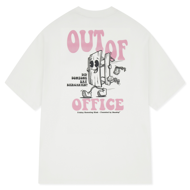 Out of Office T-Shirt weiß