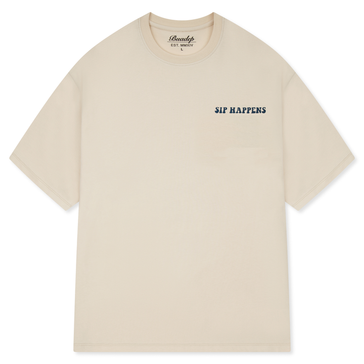 Sip Happens T-Shirt beige