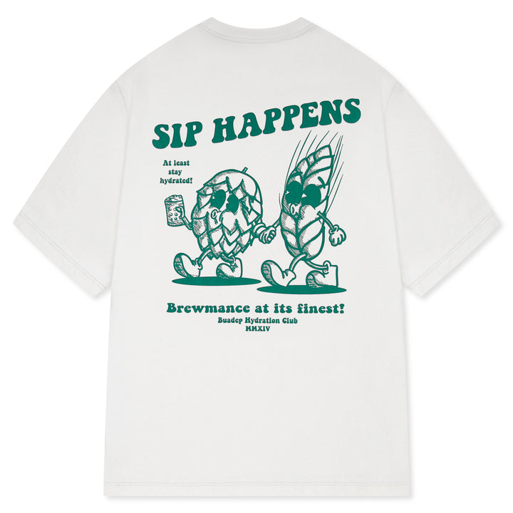 Sip Happens T-Shirt weiß