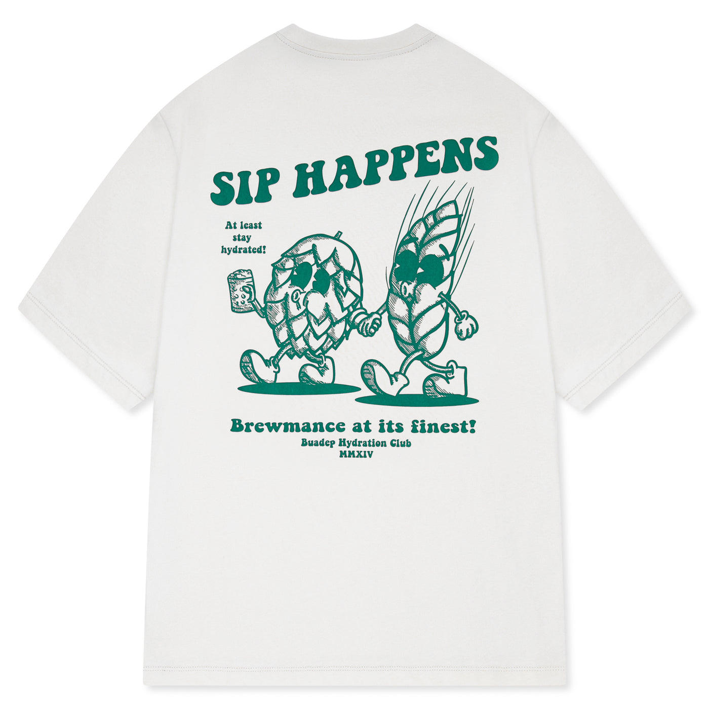 Sip Happens T-Shirt weiß