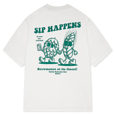 Sip Happens T-Shirt weiß