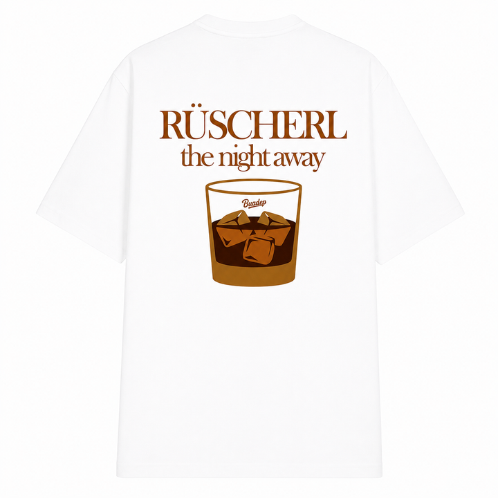 Rüscherl Club T-Shirt  weiß