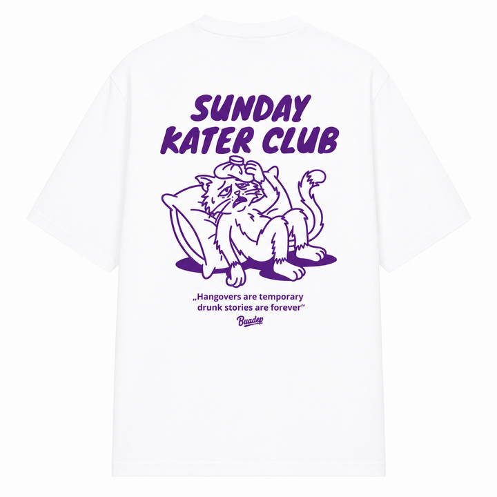 Kater Club T-Shirt weiß
