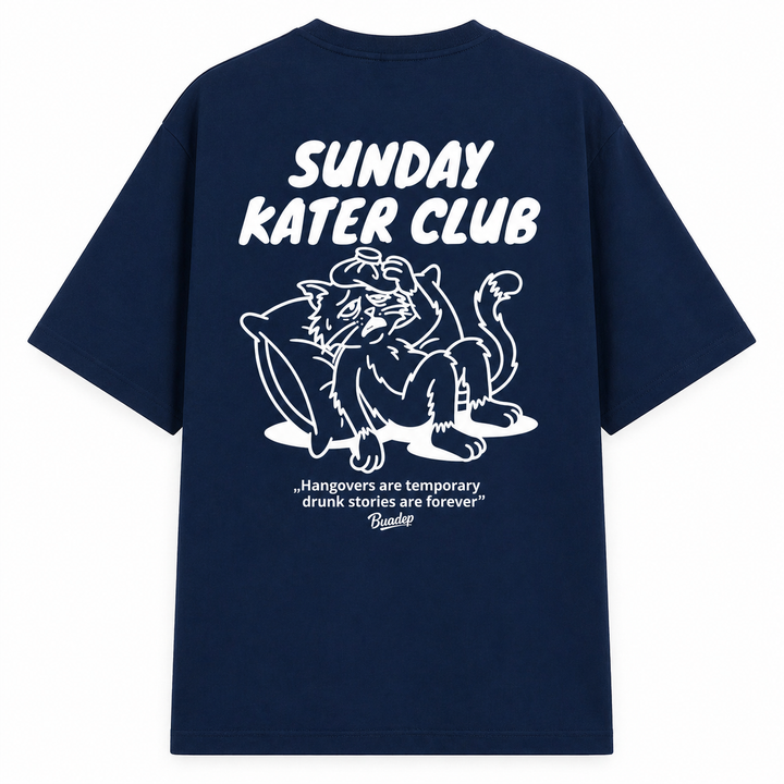 Kater Club T-Shirt blau