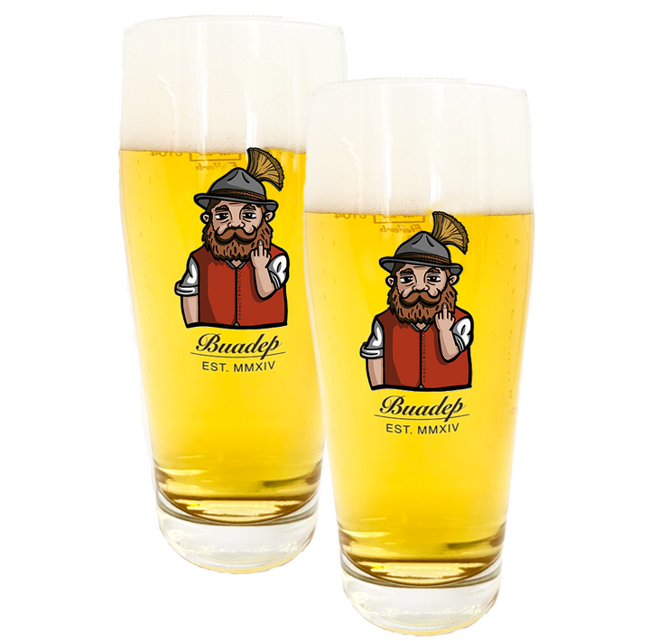 2er Set Grantler Willibecher / Helles Glas