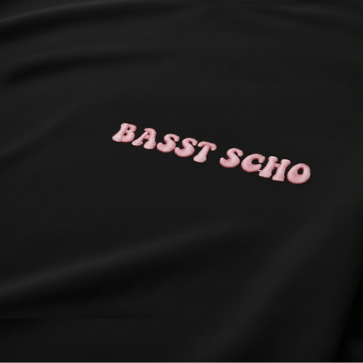 BASST SCHO - Stick T-Shirt schwarz
