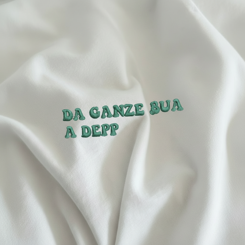 Da ganze Bua a Depp – Stick T-Shirt grün