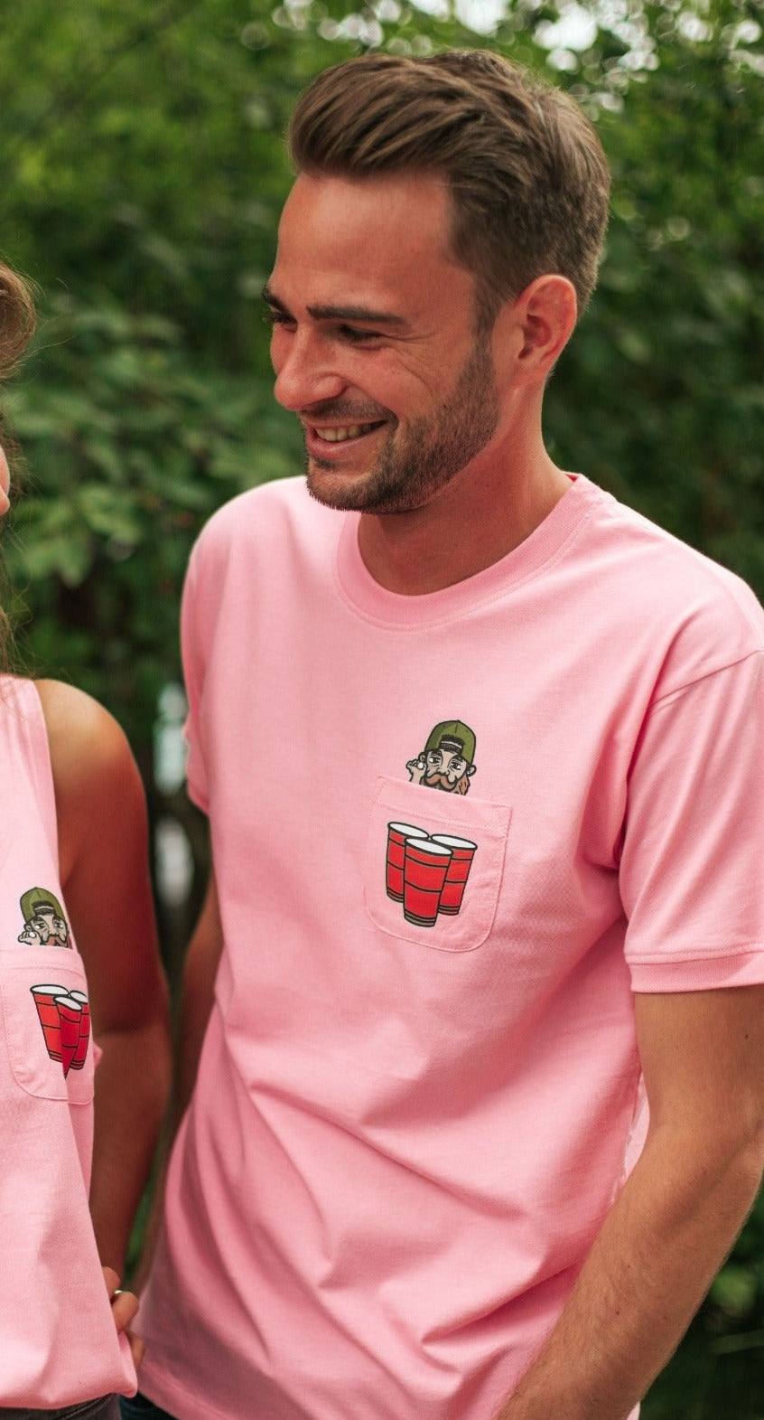 Taschen Beerpong Grantler Shirt pink