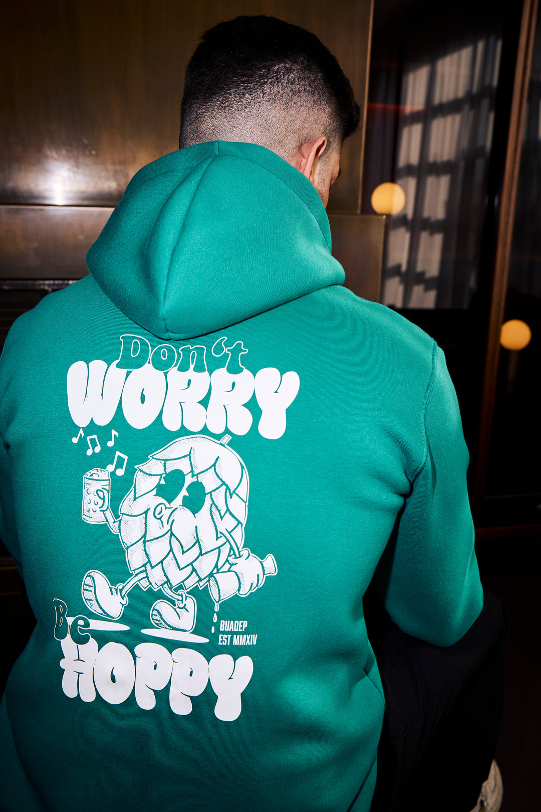 Be Hoppy Hoodie Petrol