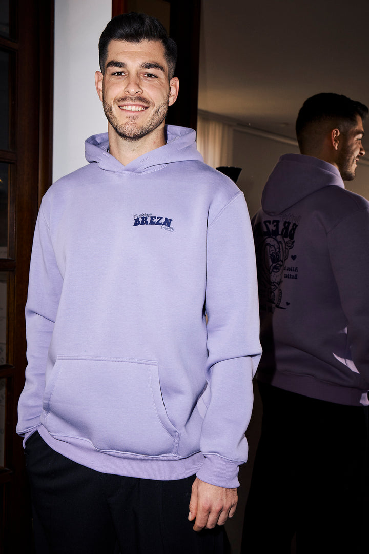 Butter Brezn Club Hoodie Lila