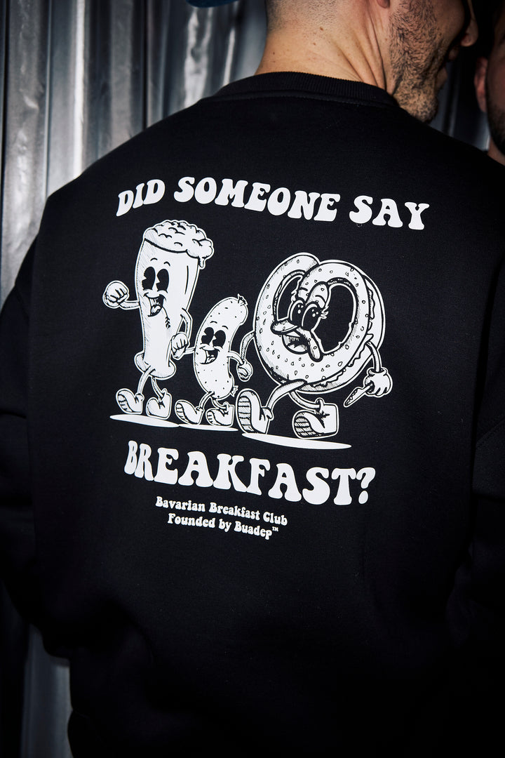 Bavarian Breakfast Sweater Schwarz