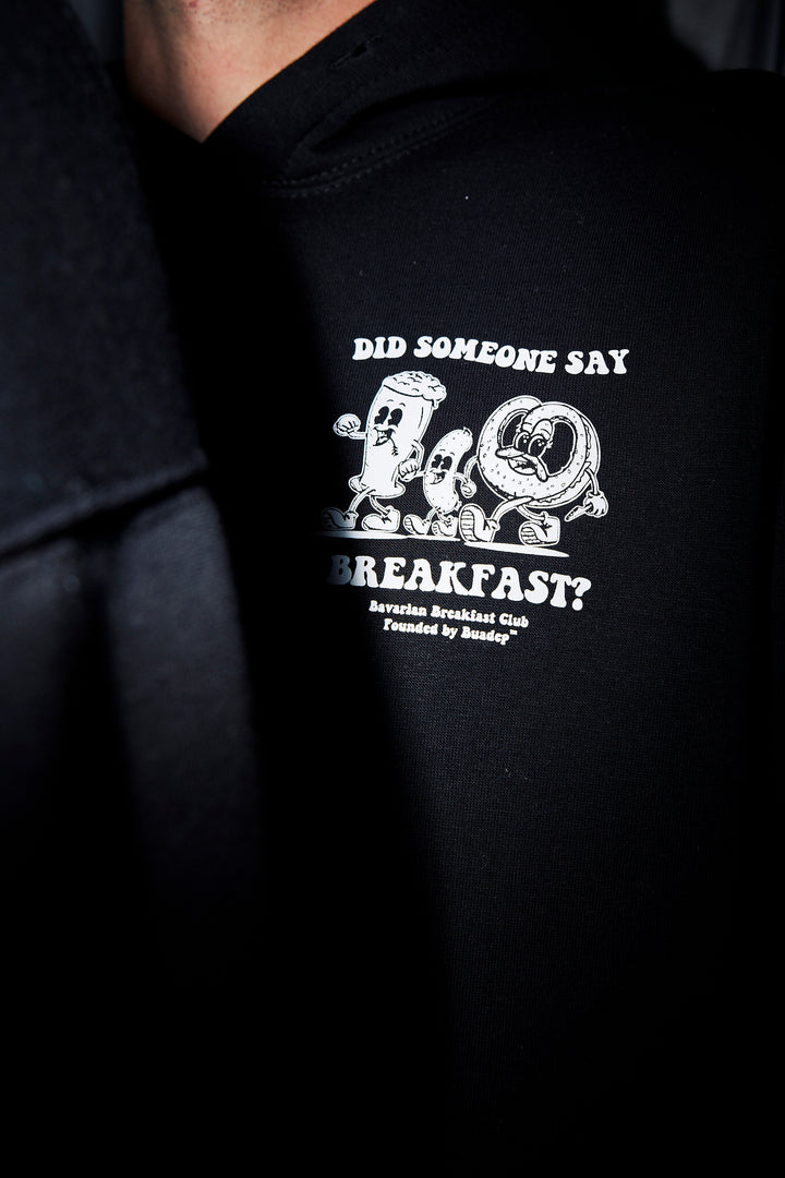 Bavarian Breakfast Hoodie schwarz