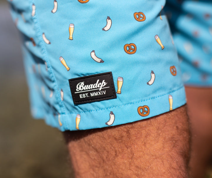 Frühschoppen Badehose blau