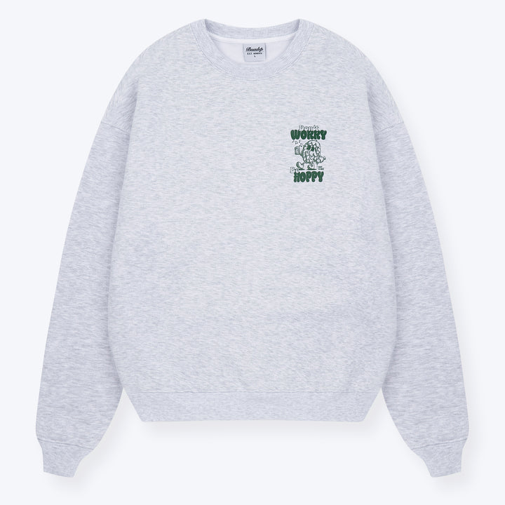 Be Hoppy Sweater grau