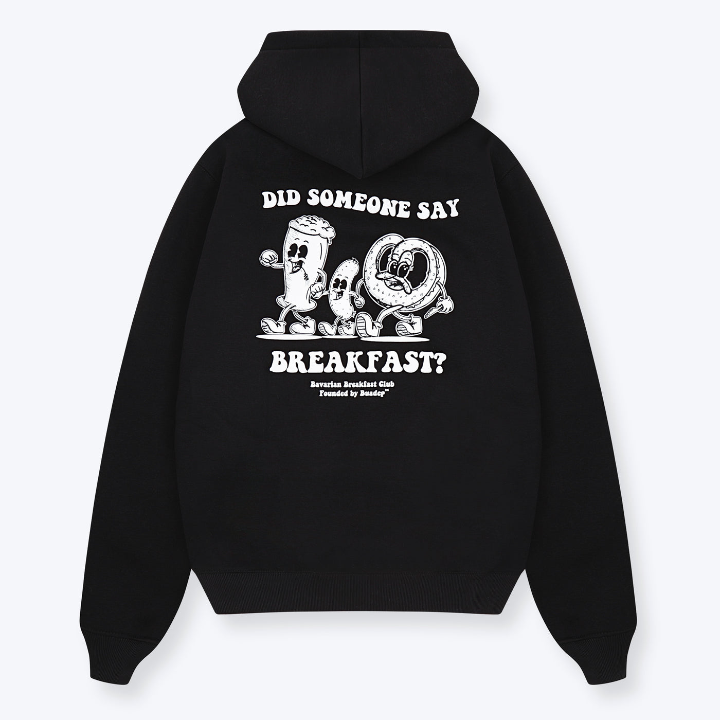 Herren Hoodie Bayern Fahnenschwinger – Schwarz, 80% Baumwolle, 20% Polyester, Mit Hochwertigem Flexdruck Herren Hoodie Bayern Fahnenschwinger – Schwarz, 80% Baumwolle, 20% Polyester, Mit Hochwertigem Flexdruck