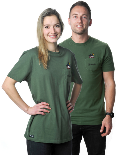 Unisex T-Shirt Taschen Grantler olivegrün