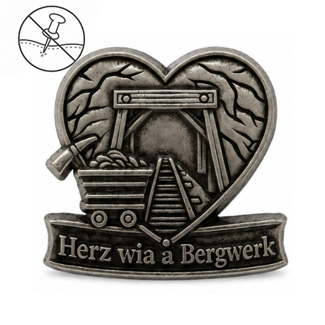 TRACHTENMAGNET - HERZ WIA A BERGWERK