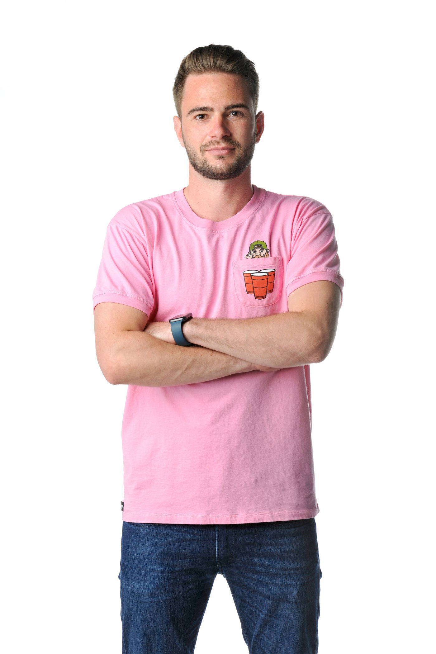 Taschen Beerpong Grantler Shirt pink