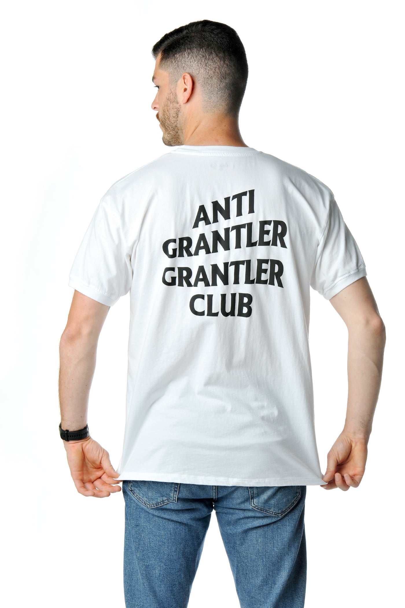 Anti Grantler Grantler Club T-Shirt weiß
