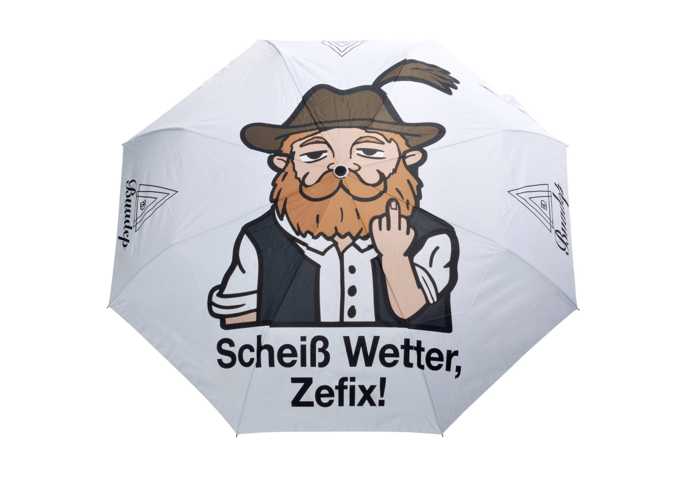 Grantler Schirm Fehldruck weiß