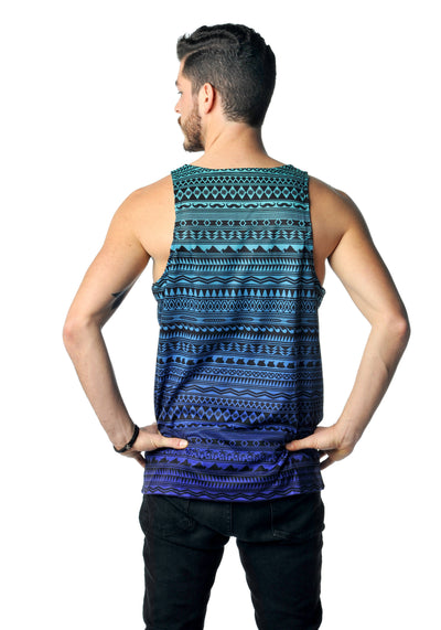 Azteken Tank Enzian Männer