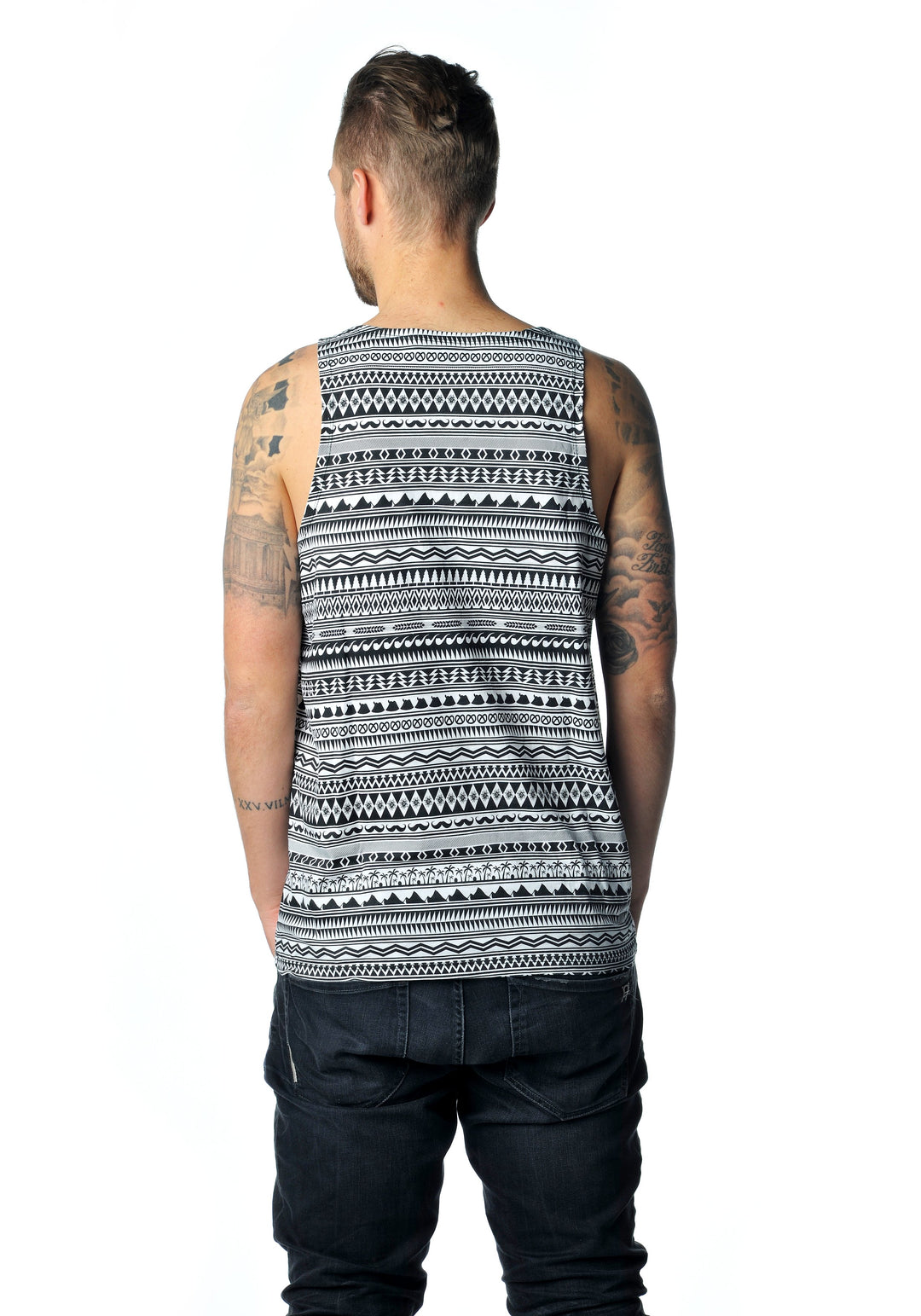 Azteken Tank Edelweiß Männer