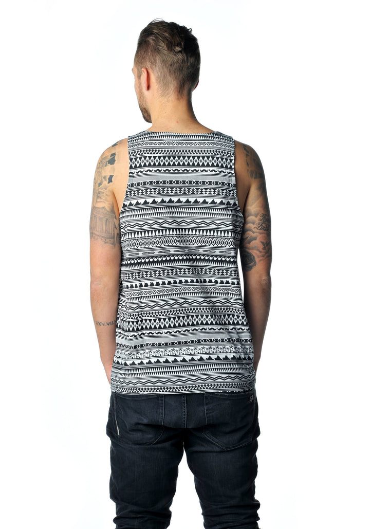 Azteken Tank Edelweiß Männer