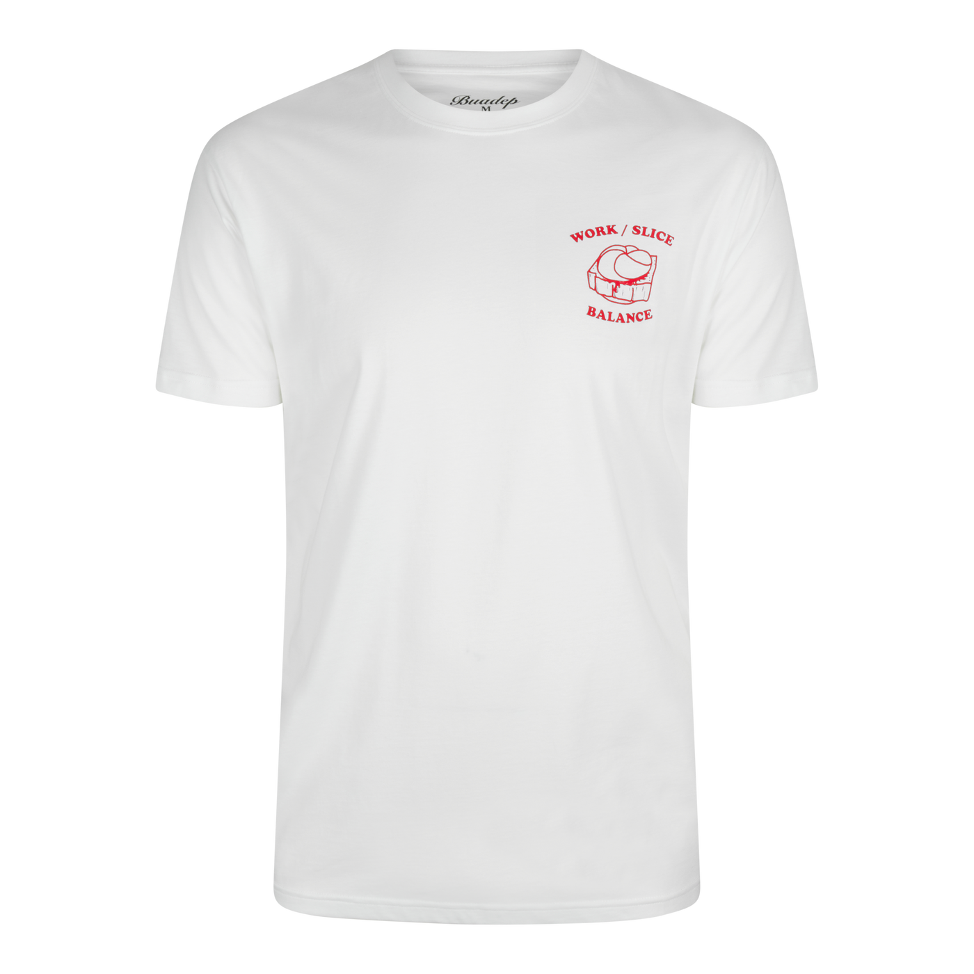 Unisex T-Shirt WORK SLICE BALANCE weiß
