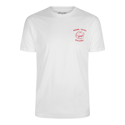 Unisex T-Shirt WORK SLICE BALANCE weiß