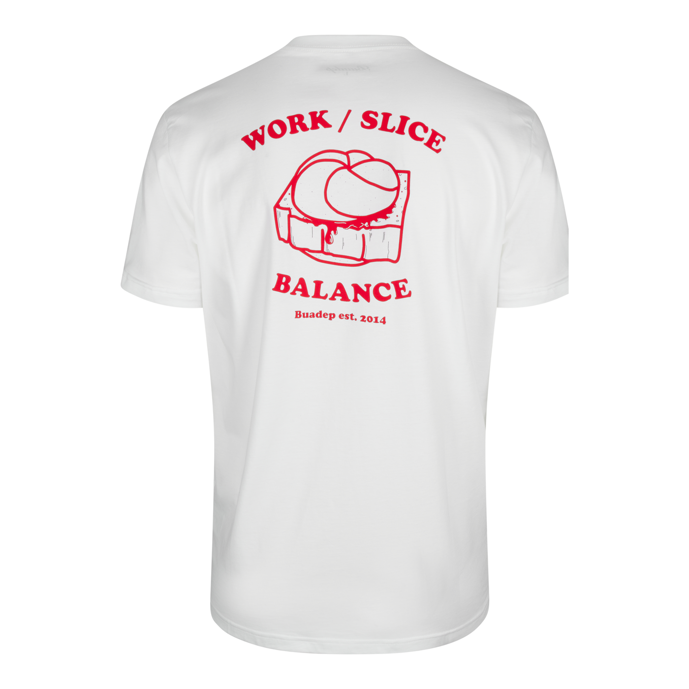 Unisex T-Shirt WORK SLICE BALANCE weiß