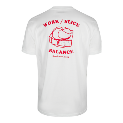 Unisex T-Shirt WORK SLICE BALANCE weiß