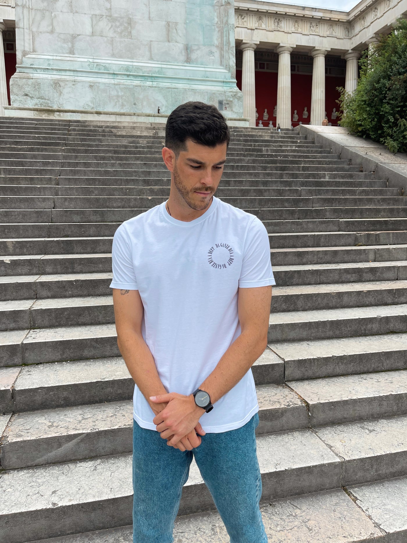 Unisex T-Shirt DGBAD weiß