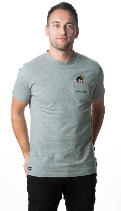 Unisex T-Shirt Taschen Grantler grau