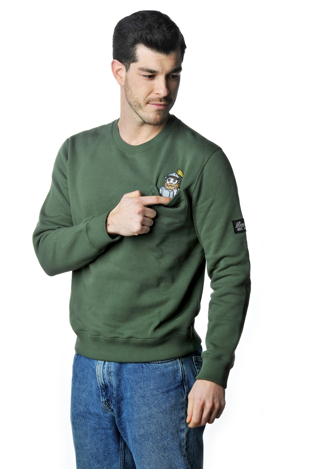 Taschen Grantler Sweatshirt olive Männer