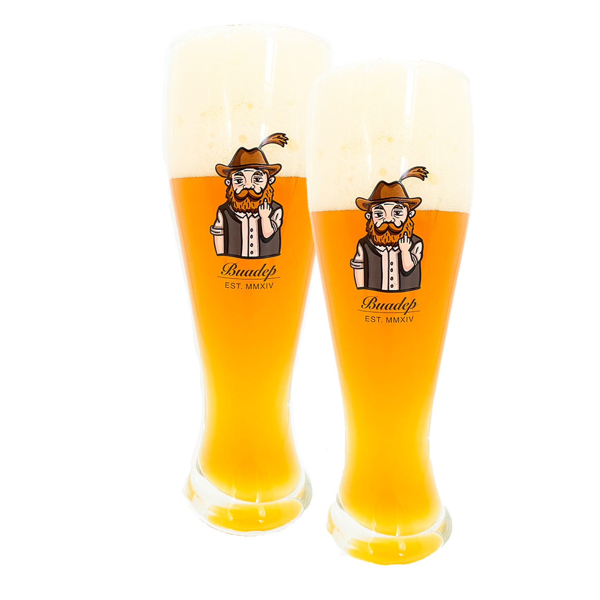 2er Set Grantler Weißbier Glas – Buadep GmbH 2er Set Grantler Weißbier Glas – Buadep GmbH